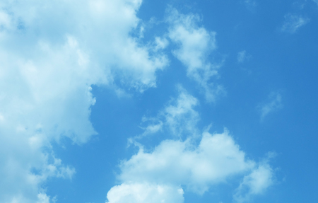 Cloudy day. Clear sky with cute cloud can make you feel fresh. It's good for creating background,...