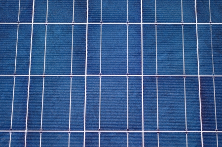 Closeup or texture of photovoltaic solar cell panel