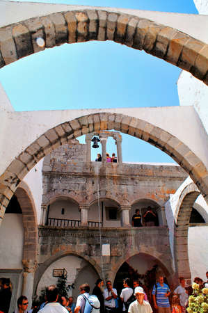Greece, Patmos island, the monastery of St. John the Theologian, August 14 2006.のeditorial素材
