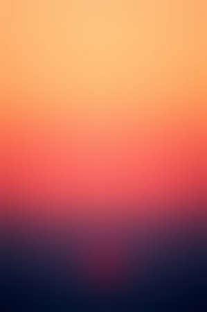 Blurred background, sunset view from Santorini island in Greece.の写真素材