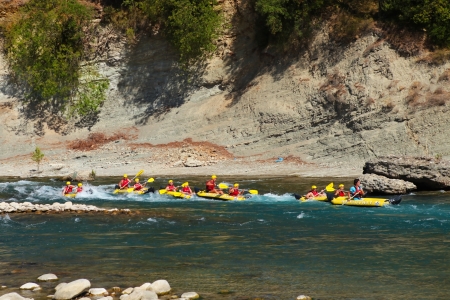 ANTALYA - September 27  Blue river rafting in Antalya, Turkey  2012のeditorial素材