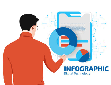 People Innovation Presentation Vector Imageのイラスト素材