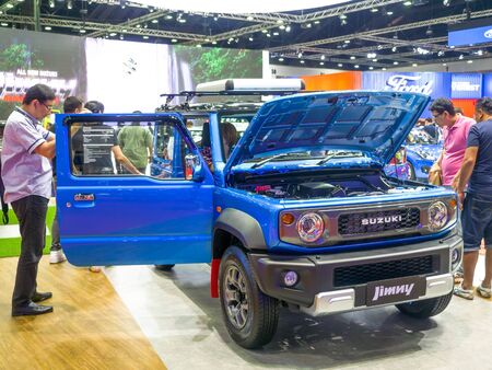 Thailand Motor show 2019 Bangkok - April 3, 2019: All new Suzuki Jimny Fourth generation at Motor...