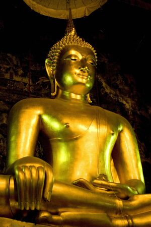 gold budden at bangkok thailandの写真素材