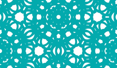 Seamless background pattern of blue doily over whiteのイラスト素材