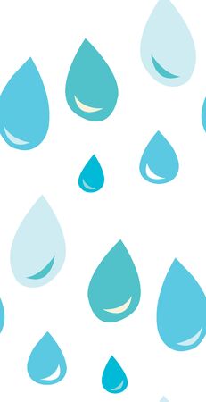 Seamless background pattern of water dropletsのイラスト素材