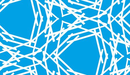 Pattern of white lines over blue in seamless patternのイラスト素材