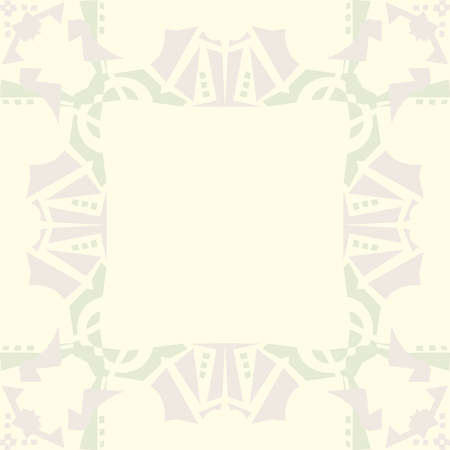 Abstract seamless background frame in yellowのイラスト素材