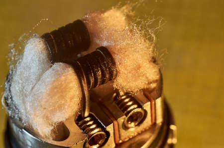Vape RDA or e-cigarette for vaping with coils and cotton, rebuildable dripping atomizer or...