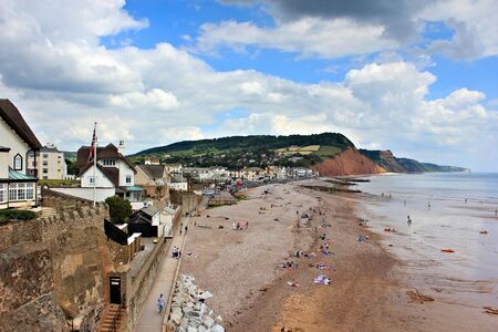 Sidmouth seafrontの写真素材