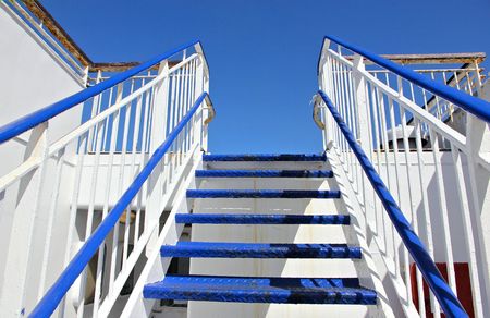 ship stairwayの写真素材