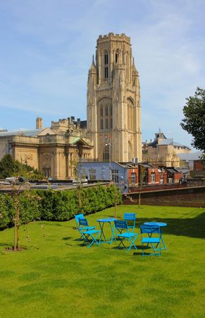 wills memorial building and bristol museumのeditorial素材