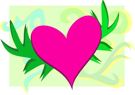 Heart Plantのイラスト素材