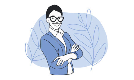 business women element design for templates.のイラスト素材