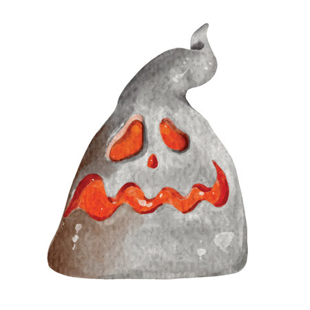 decoration for halloween element design.のイラスト素材