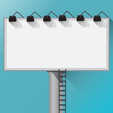 Billboard vector illustration.のイラスト素材