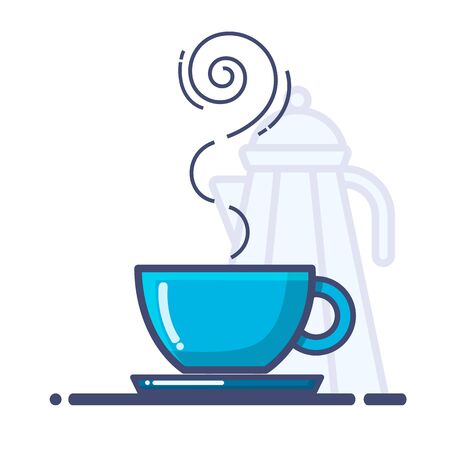 Cup of coffee icon , Coffee icons - Vector line icons.	のイラスト素材