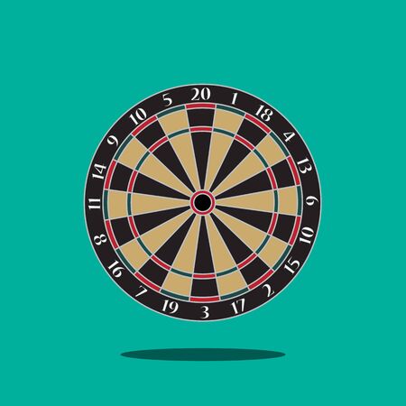 Dartboard vector illustration.のイラスト素材