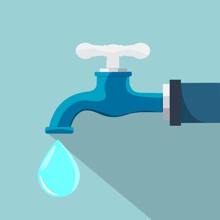 Water tap - vector illustrationのイラスト素材
