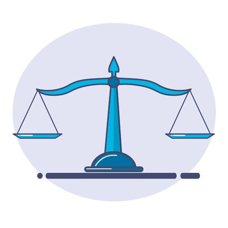 justice scale icon. scale icon. vector illustrator.	のイラスト素材