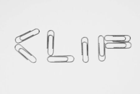 Paper clip Designの写真素材