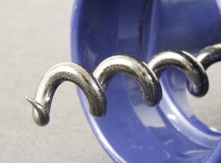 Close up of Metal Cork Screw