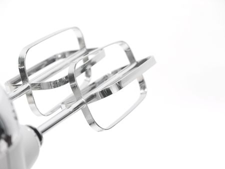 Cooking beaters on a white backgroundの写真素材