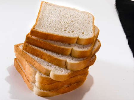 Well sliced and well cooked mid loaf that will make a very good sandwich.の写真素材