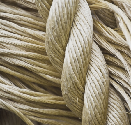 the different textures of ropeの写真素材