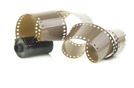 some old style camera filmの写真素材