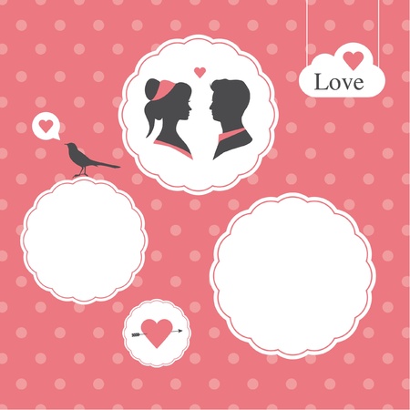 happy valentines day card, template editable, valentines day backgroundのイラスト素材