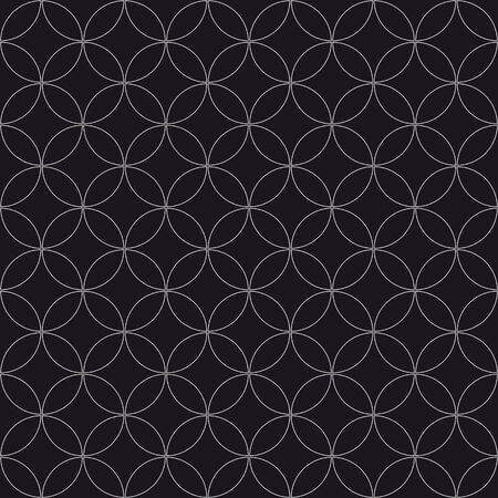 Pattern circle flower background のイラスト素材