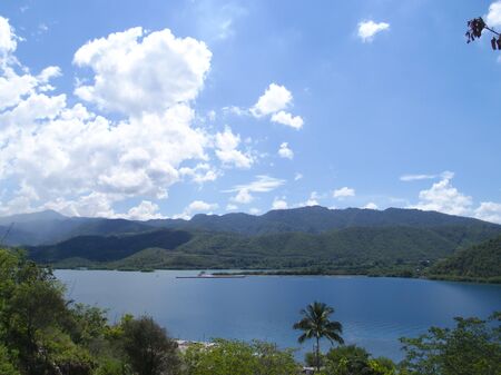 white cloudsの写真素材