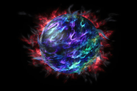 3d illustration of abstract fractal design for creative art,design and entertainmentの素材