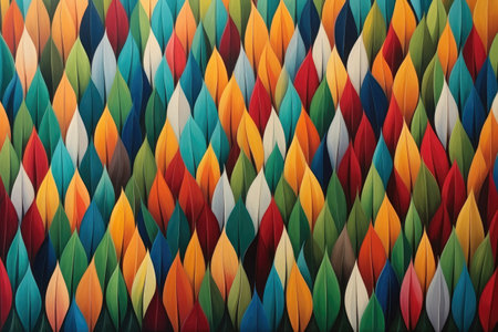 Seamless multicolored background with abstract pattern. Vector illustration.の素材