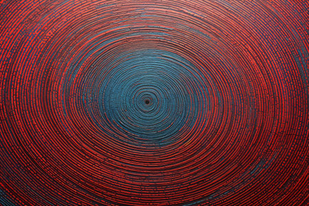 abstract background of a spiral of red and blue color in the centerの素材
