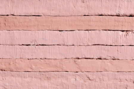 Pink painted brick wall texture. Abstract background and texture for design.の素材