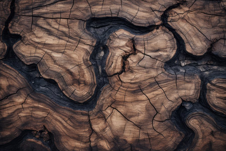 Wooden texture with natural patterns as a background. Wood texture.の素材