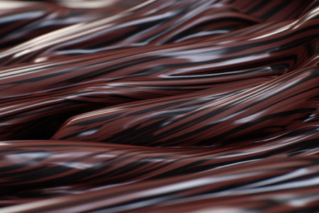 Close-up of black metallic background. 3d rendering, 3d illustration.の素材