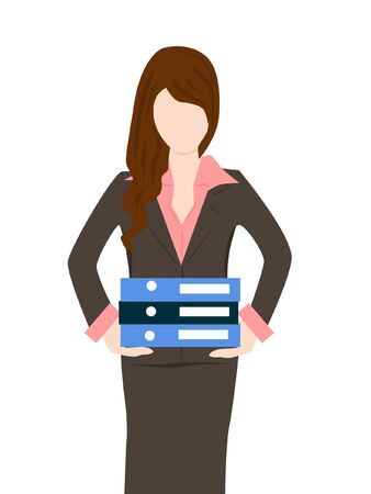 woman and jobのイラスト素材