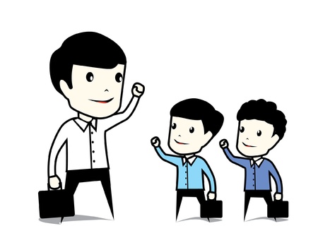 leadership conceptのイラスト素材