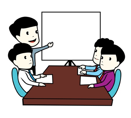 business meetingのイラスト素材
