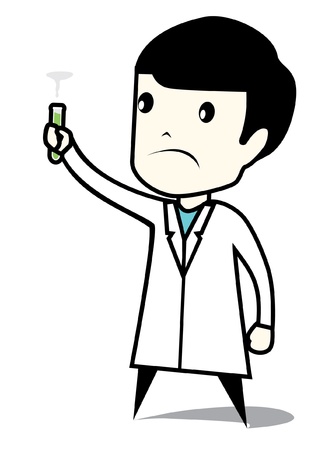 experimentのイラスト素材