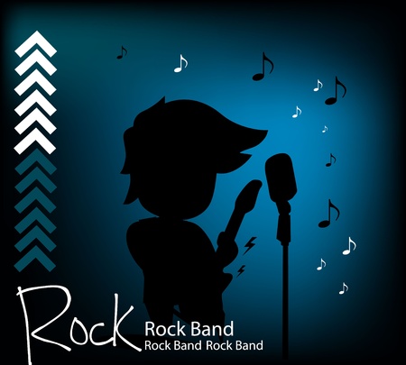 Rock and Roll backgroundのイラスト素材