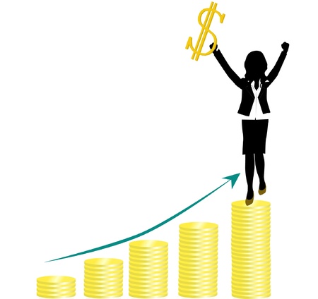 money growthのイラスト素材