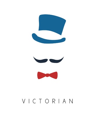 Victorian Man vintageのイラスト素材