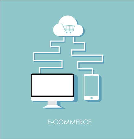 business on cloudのイラスト素材