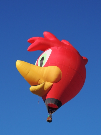 Albuquerque, New Mexico - October 13, 2012 - Albuquerque International Balloon Fiesta Special Shapes Rodeo Featuring Woodpeckerのeditorial素材