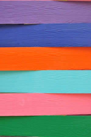 Colorful wooden walls の写真素材