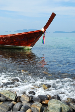 Boat on sea, Thailandの写真素材